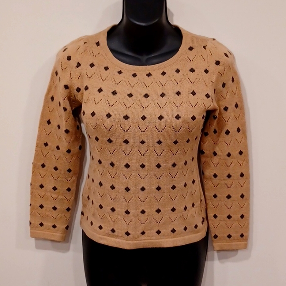 Sisley Wool Blend Crewneck Slim Fit Italian Made Sweater- Sz. XS - Picture 9 of 9